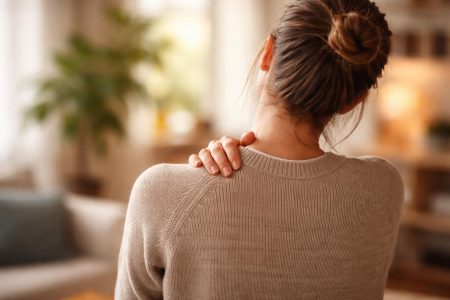 personne-dos-main-epaule-salon-flou