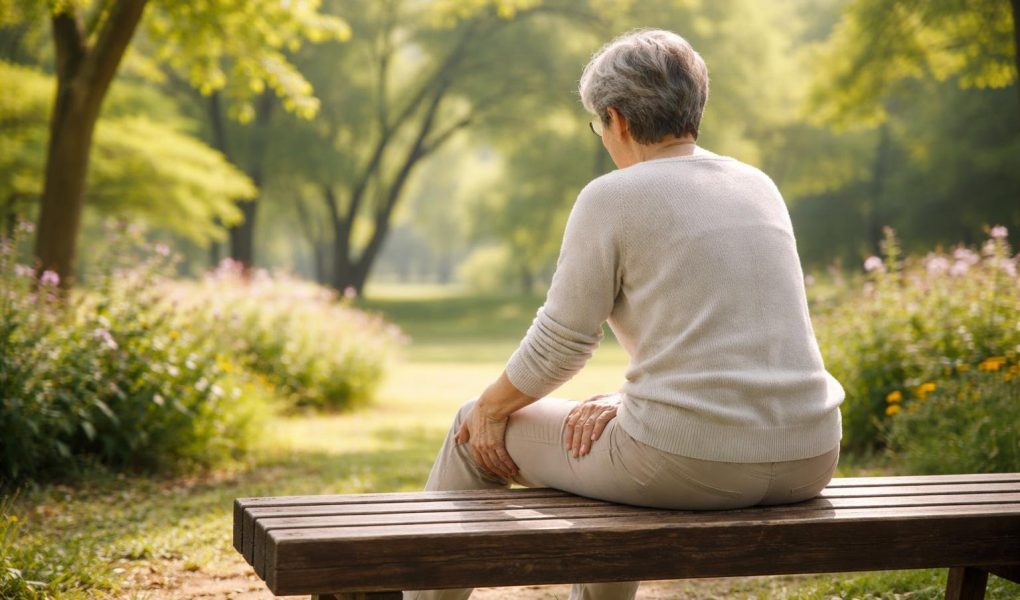 personne-banc-parc-arbres-fleurs