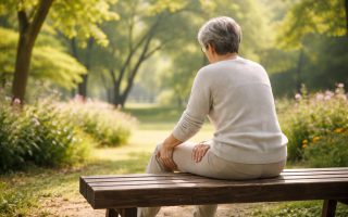 personne-banc-parc-arbres-fleurs