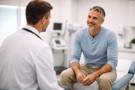 medecin-souriant-patient-cabinet-moderne
