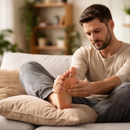 homme-canape-massage-pied-plantes