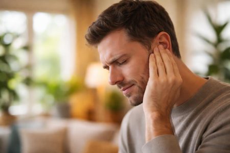 adulte-profil-oreille-piece-chaleureuse