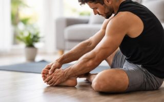 athlete-sol-massant-pied-salon
