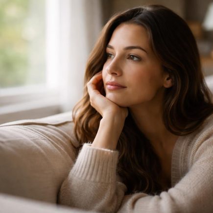 femme-pensive-canape-lumiere-naturelle